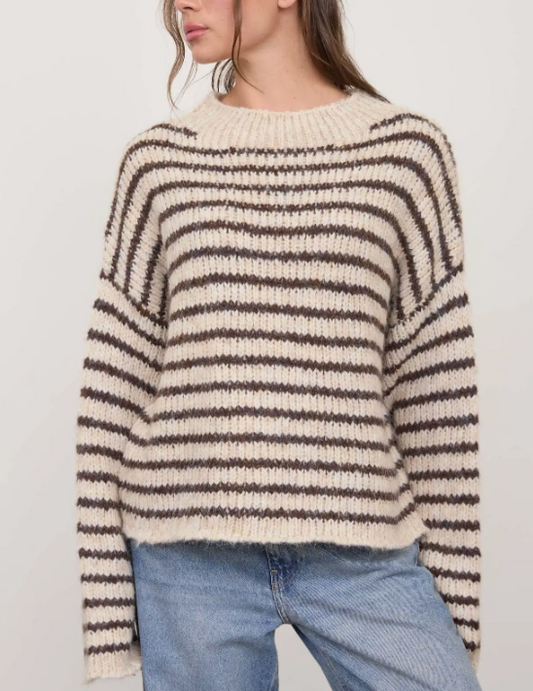 Addison Striped Knit Sweaterknit