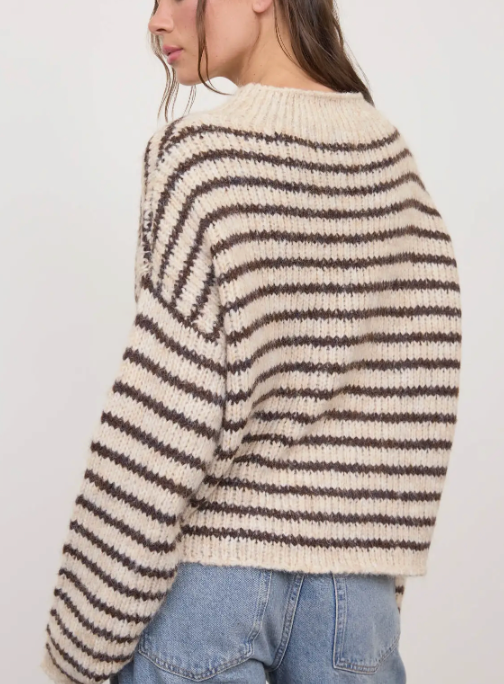 Addison Striped Knit Sweaterknit