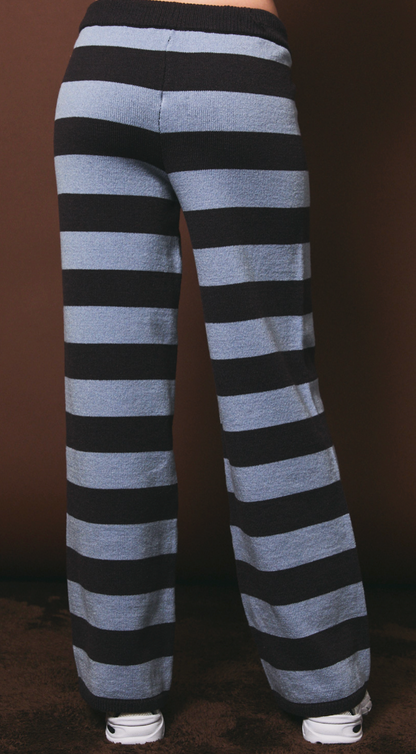 Mae Striped Knit Cardigan and Pant Set