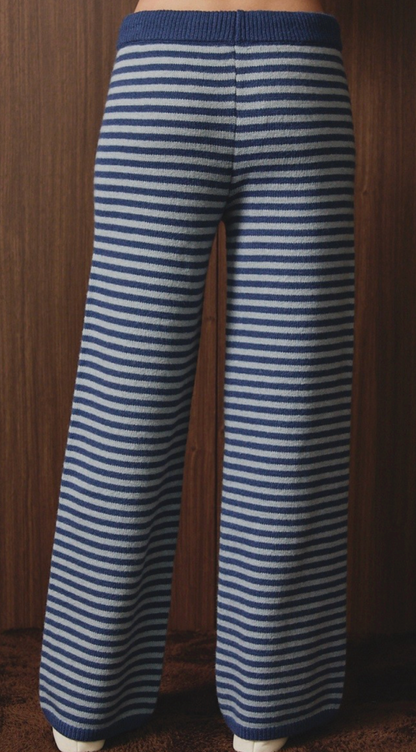 Becca Striped Sweater Hoodie & Pant Set