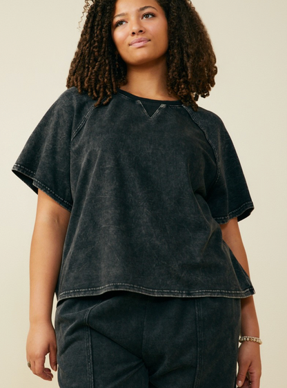 Dana Short Sleeve Sweatshirt (Plus)