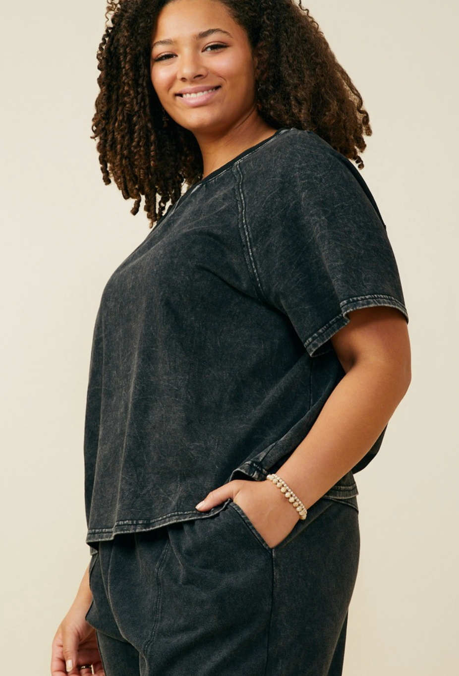 Dana Short Sleeve Sweatshirt (Plus)