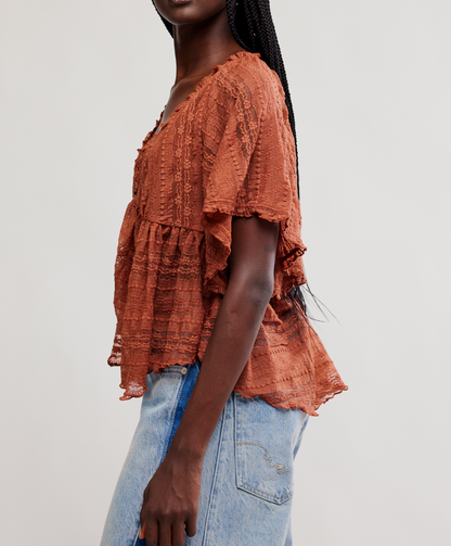 In Your Dreams Lace Top
