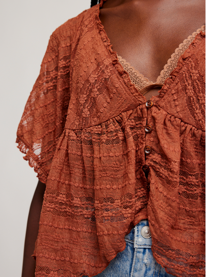 In Your Dreams Lace Top
