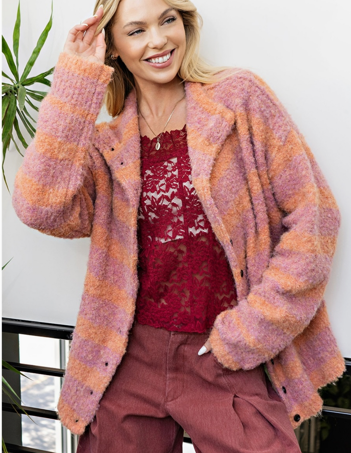 Bobbi Stripe Cardigan