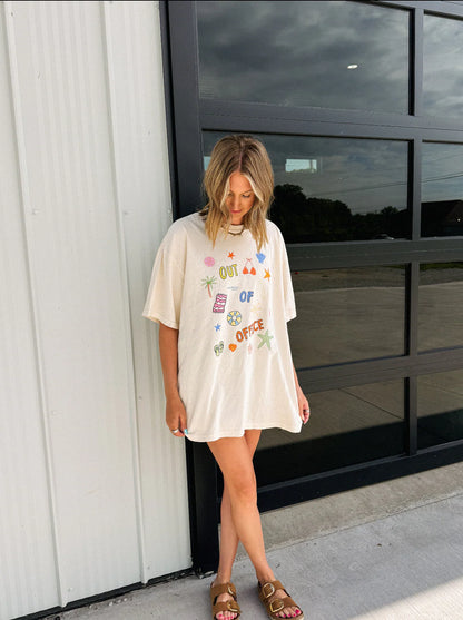 Out of Office Graphic Tee