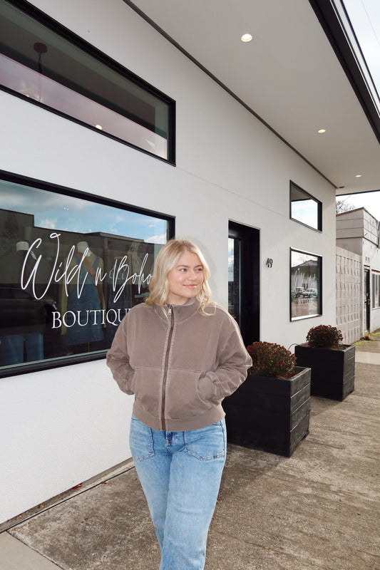 Ali High Collar Sweatshirt