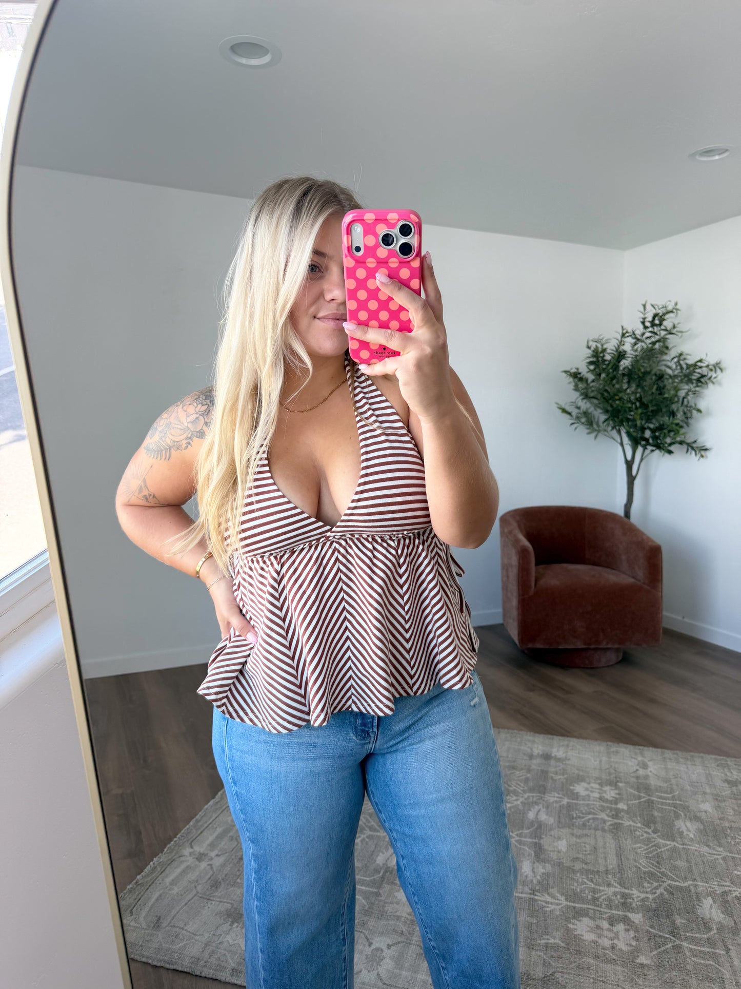 Sammie Jersey Knit Halter Top