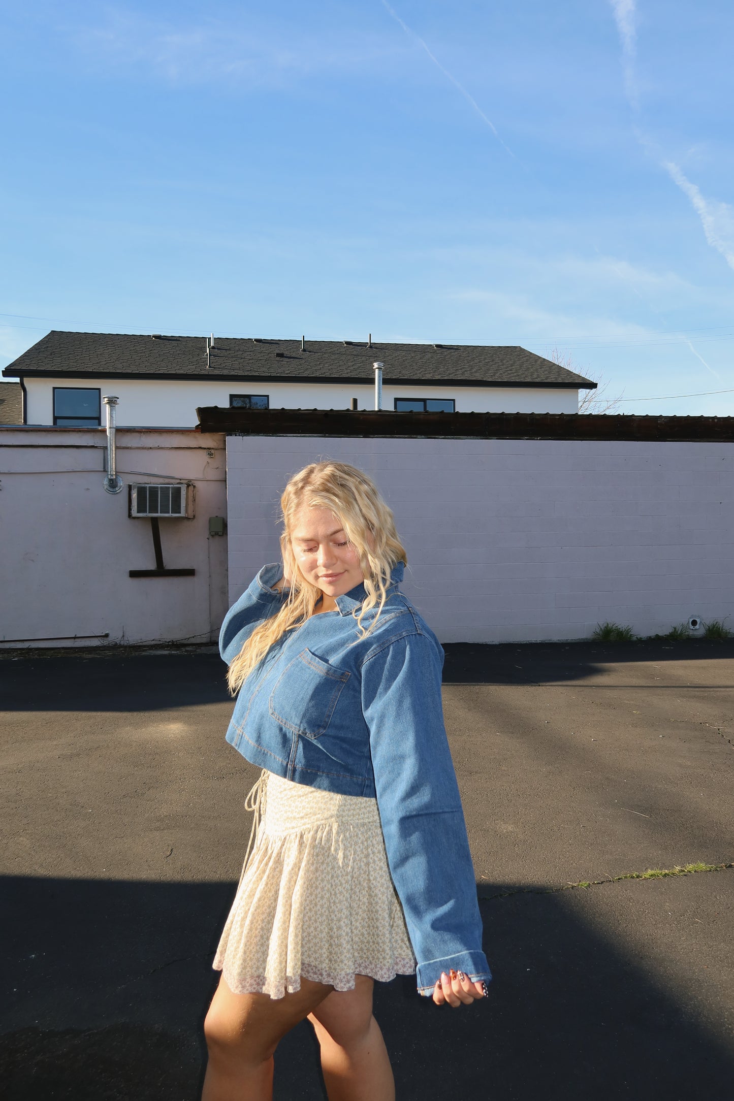 Sutton Denim Top