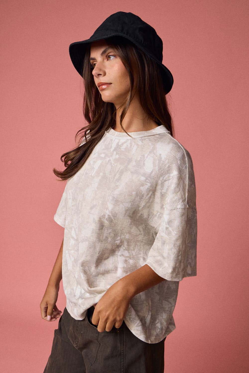 Camo Girl Ribbed Top
