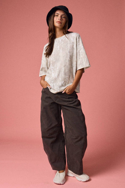 Camo Girl Ribbed Top