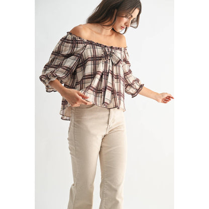 Kaye Plaid Blouse