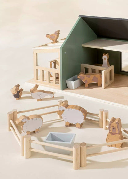Wooden Farm & Accessories Set