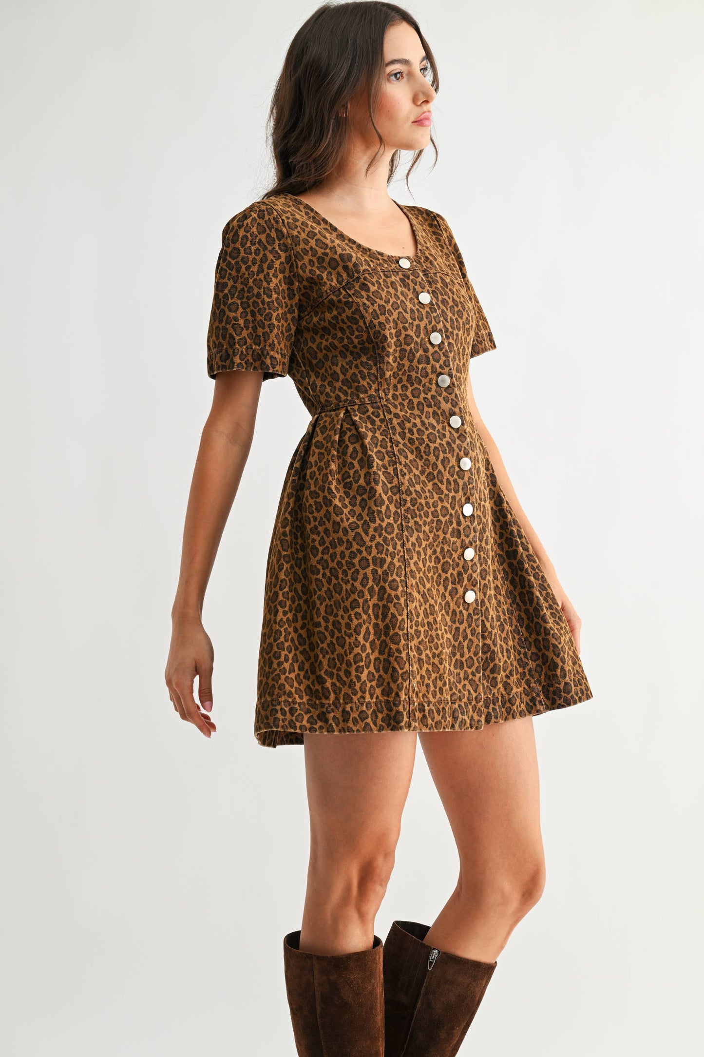 Charmaine Cheetah Dress