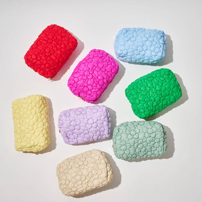 Flora Pop Nylon Cosmetic Pouch