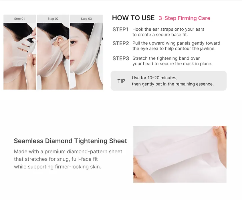 MEDICUBE PDRN Pink Tension Up Sheet Face Mask