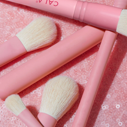 CALA Pretty in Pink 6 Piece Makeup Brush Set