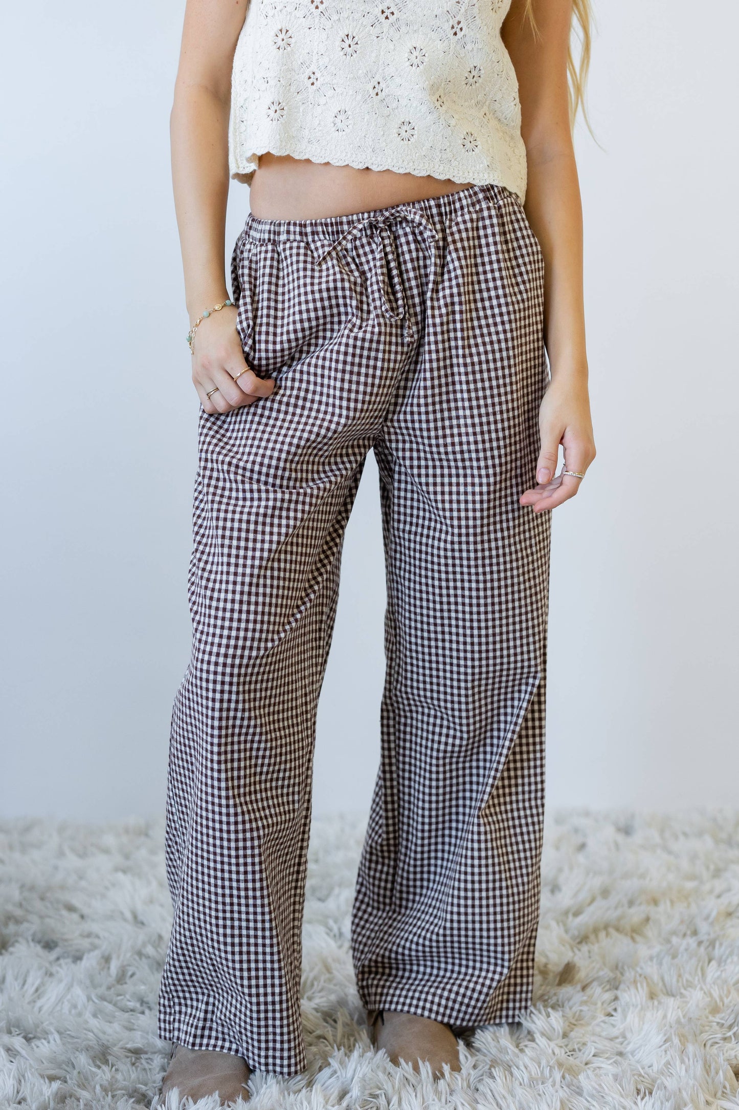Olivia Gingham Pants