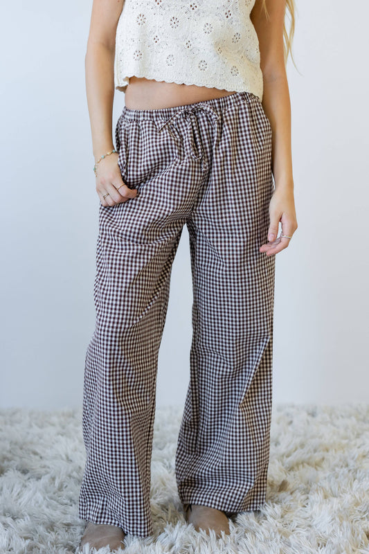 Olivia Gingham Pants