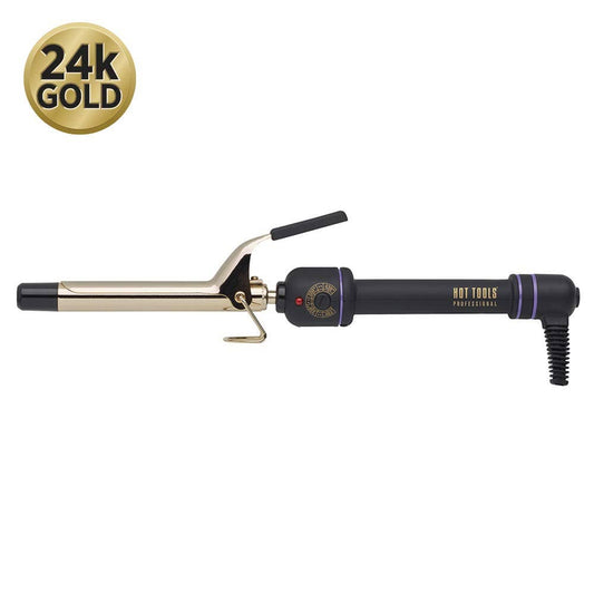 Hot Tools Professional Black Gold Curling Iron/Wand, 3/4"