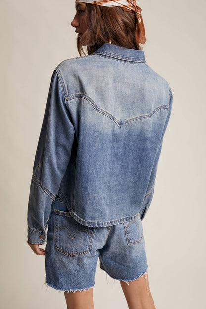 Denim Popover Shirt*