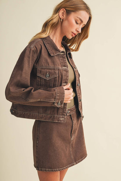 Ellison Rigid Denim Trucker Jacket