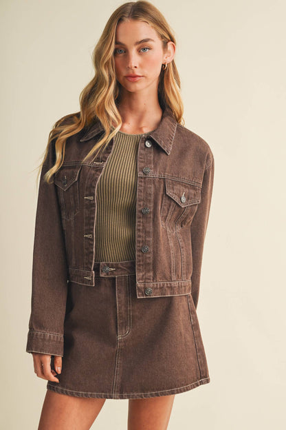 Ellison Rigid Denim Trucker Jacket
