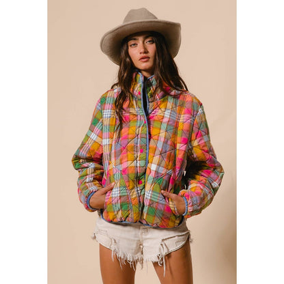 Beverly Bleached Vintage Quilted Jacket
