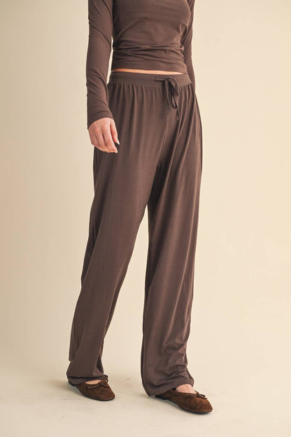 Jersey Wide Leg Pants