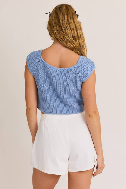 Nellie Tie Front Sweater