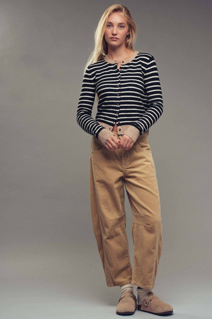 Julia Striped Cardigan