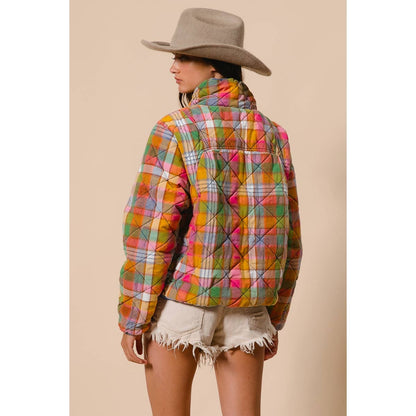 Beverly Bleached Vintage Quilted Jacket
