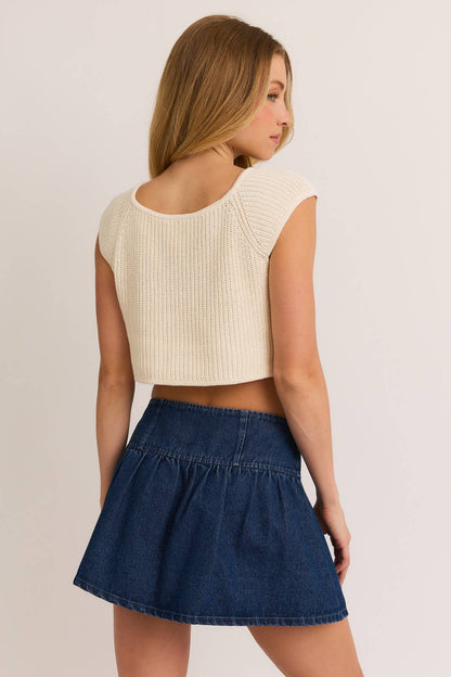 Nellie Tie Front Sweater