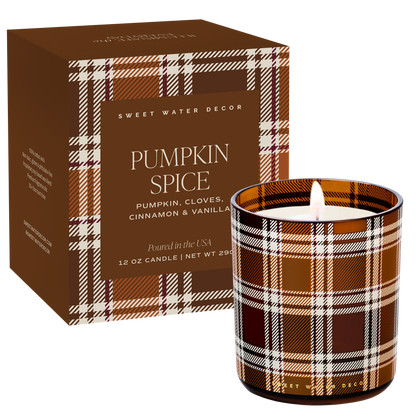 Pumpkin Spice 12 oz Boxed Soy Candle