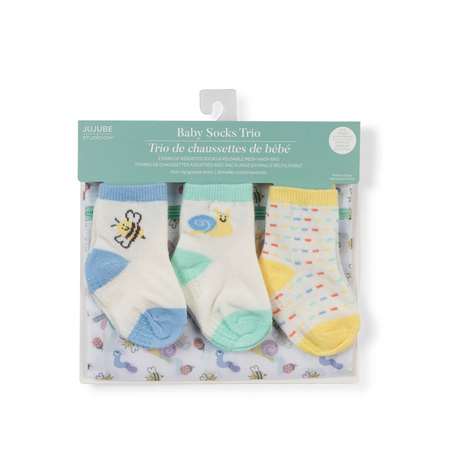 Baby Socks Trio  Love Bug