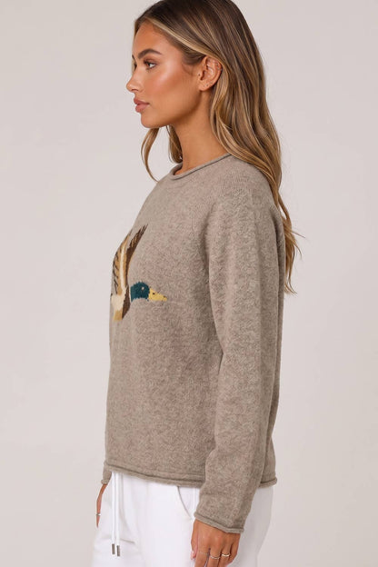 Marcy Mallard in Flight Sweater