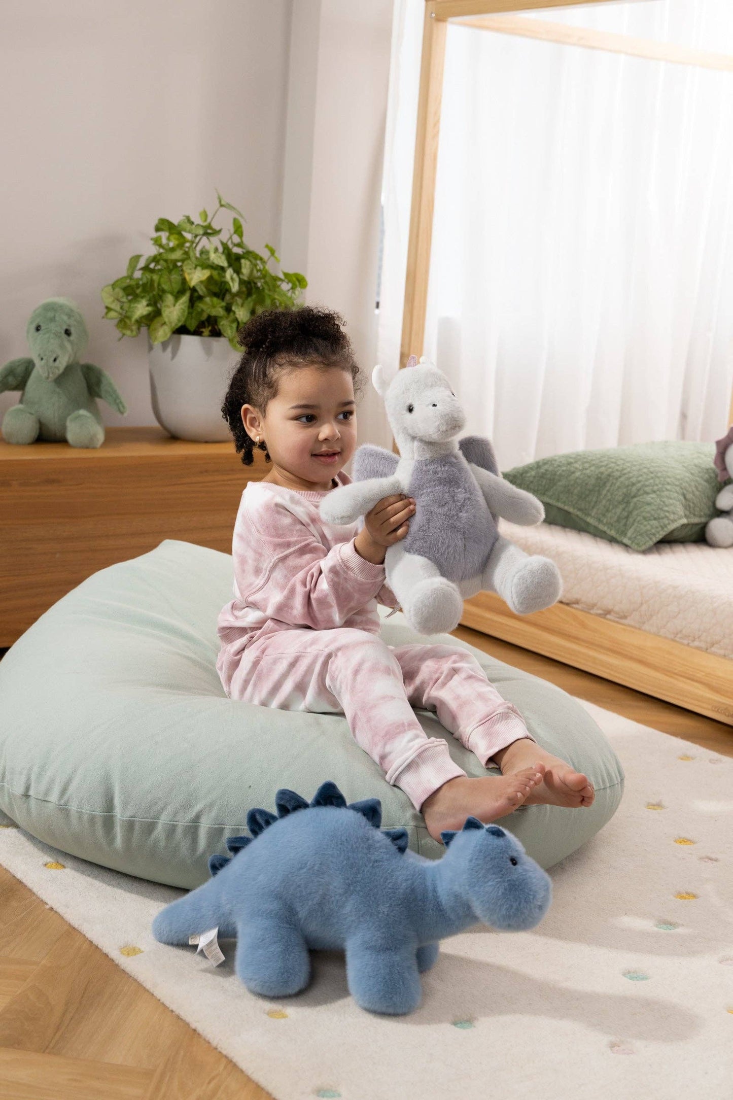 Dino Plush Toy - Grey Dragon