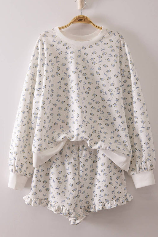 Brinley Floral Top & Shorts Set