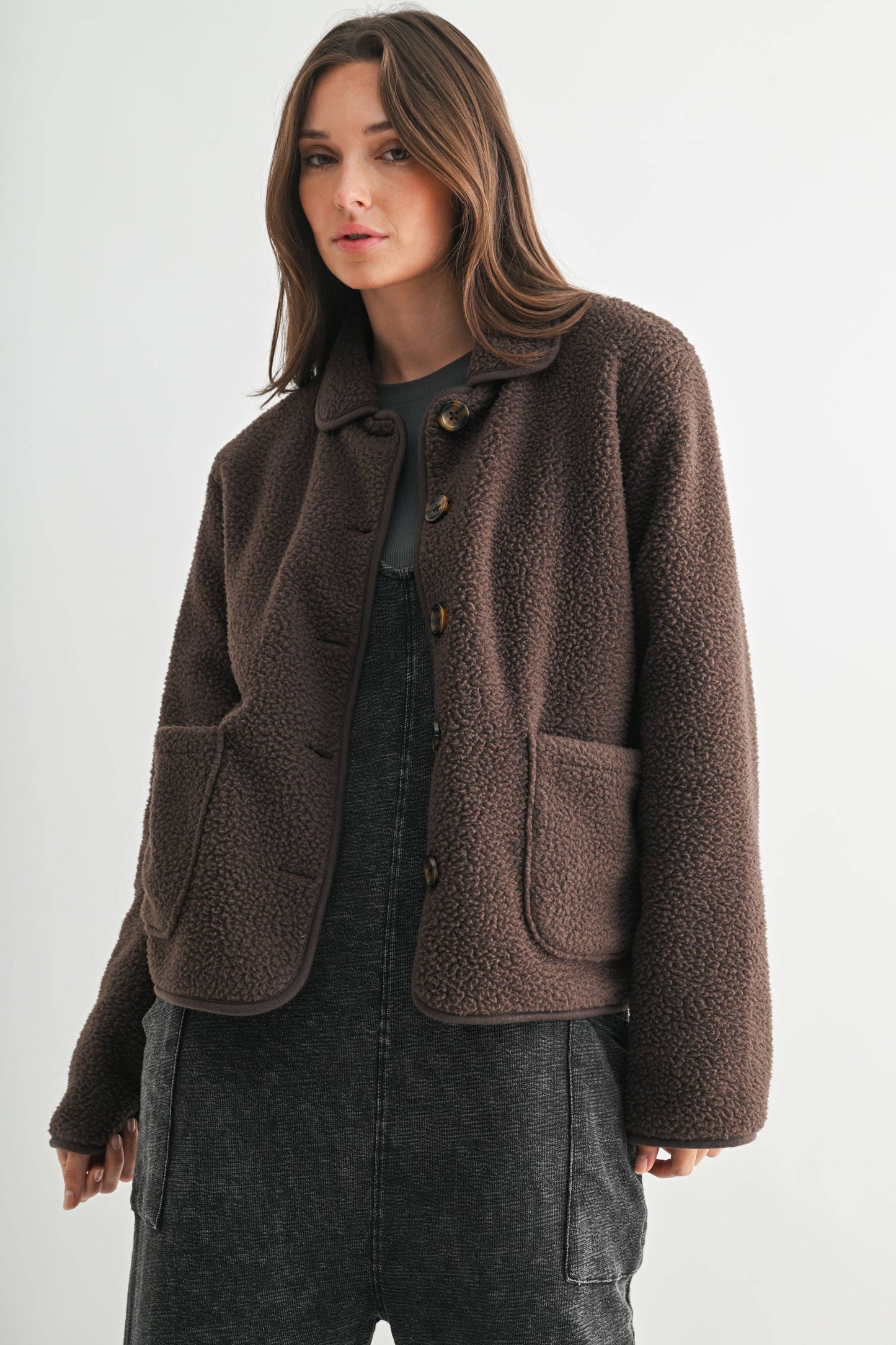 Frostline Button Sherpa Jacket