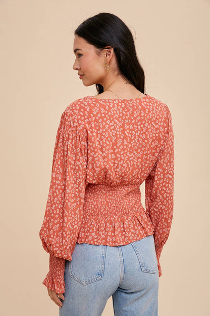 Ditsy Floral Blouse