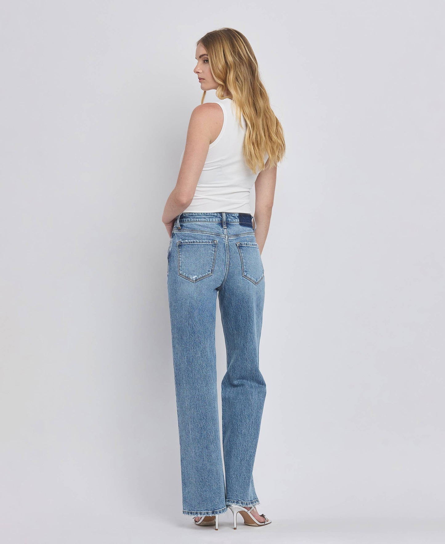 90'S HIGH RISE WIDE JEANS