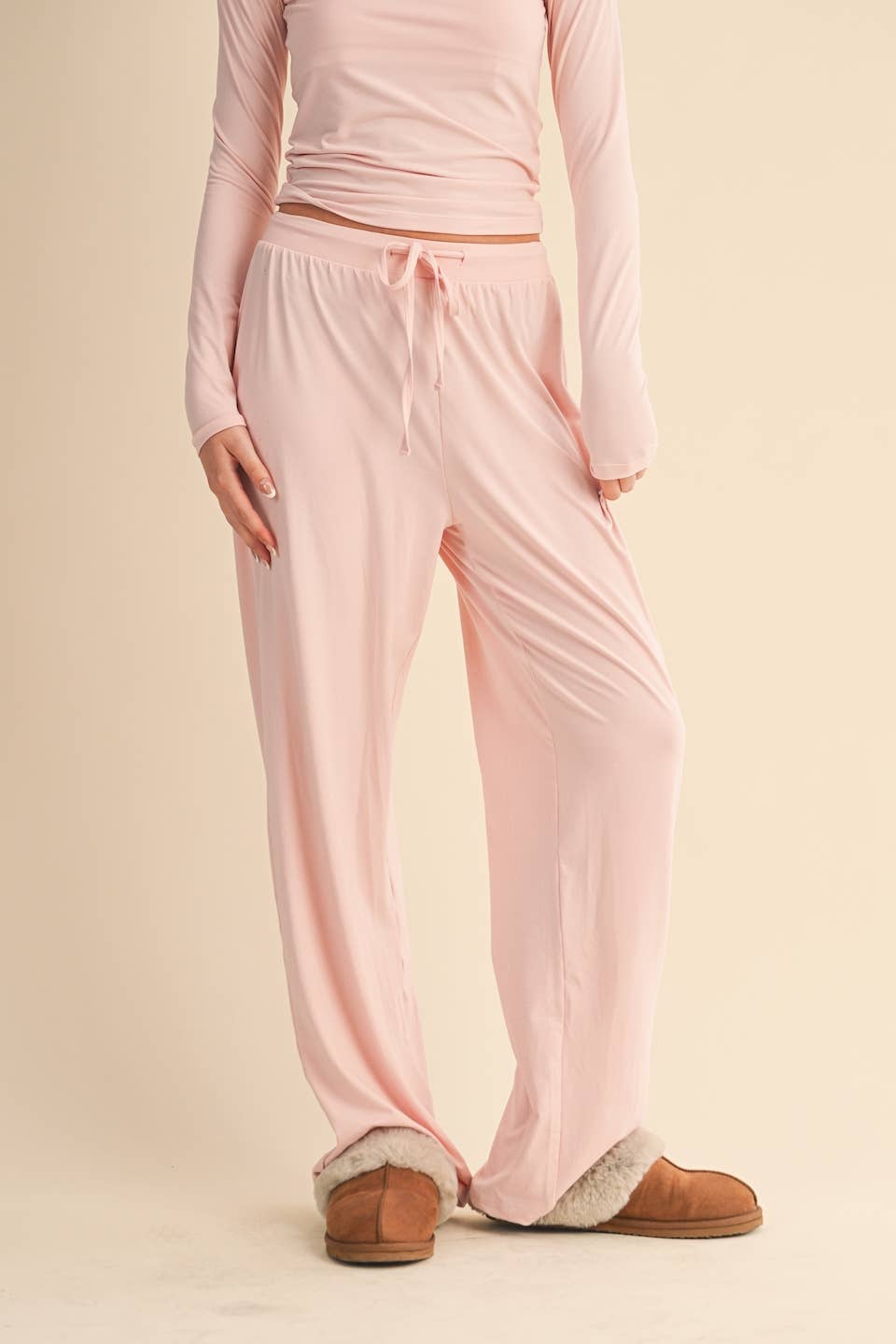 Jersey Wide Leg Pants