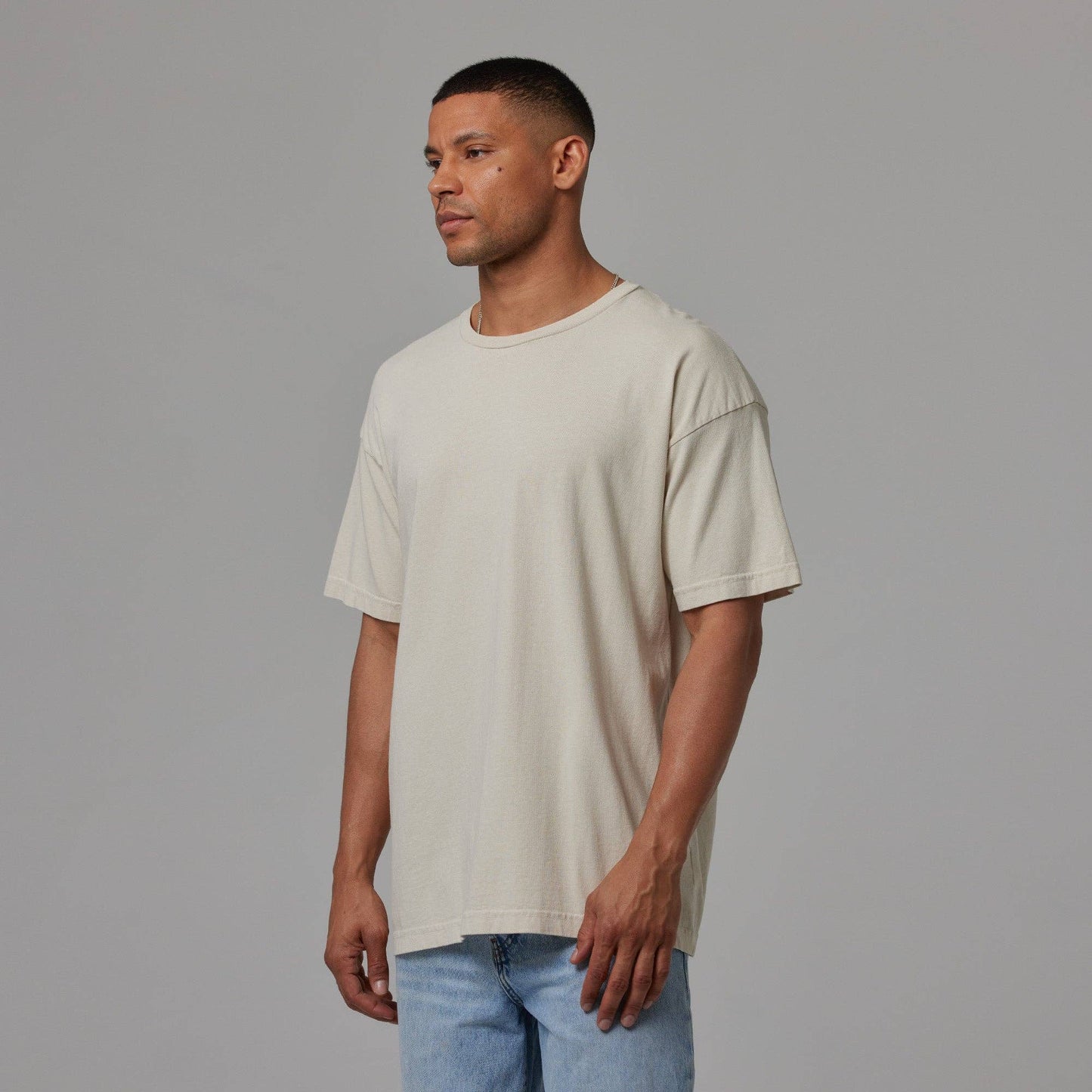 Mens Dropped Shoulder Tee