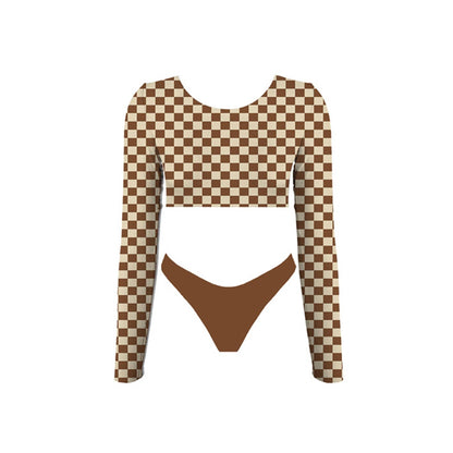 Fria Brown swim suit