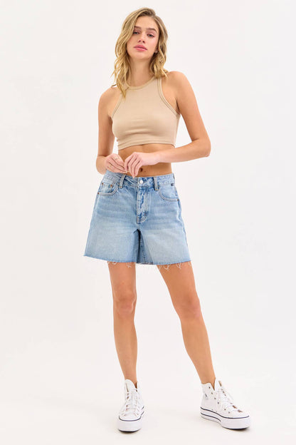Parker Mom High Rise, Mid-Thigh Shorts