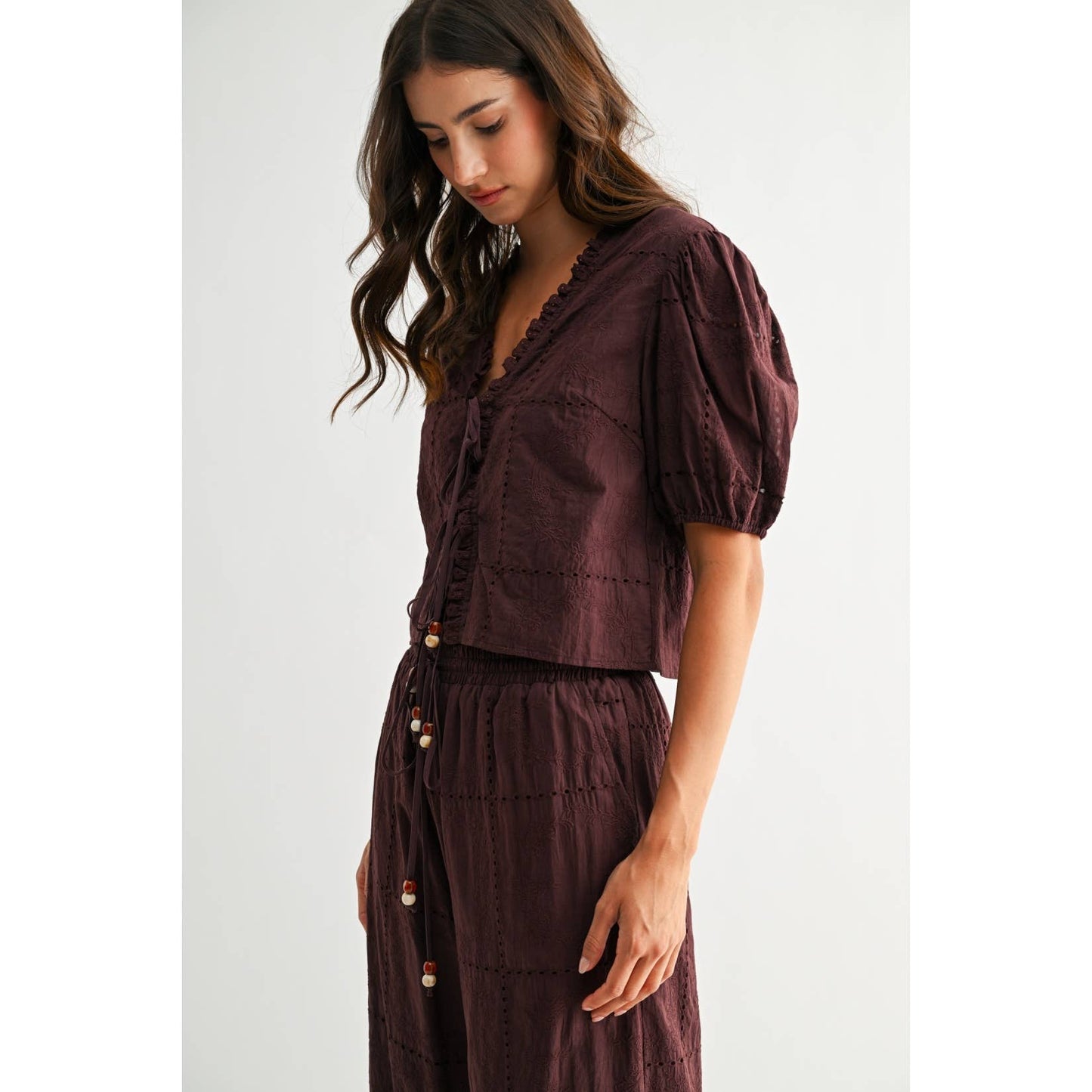 Camilla Front Tie Blouse