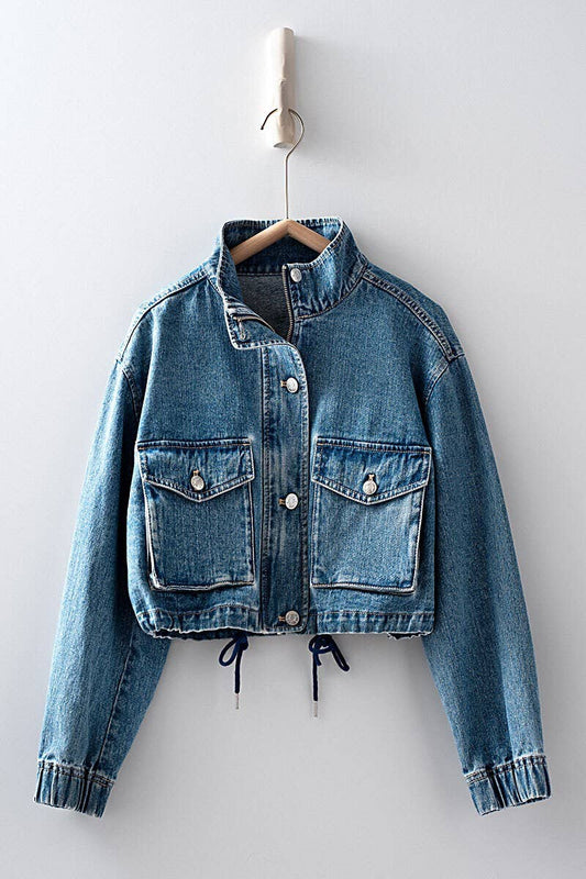 Cropped Denim Jacket