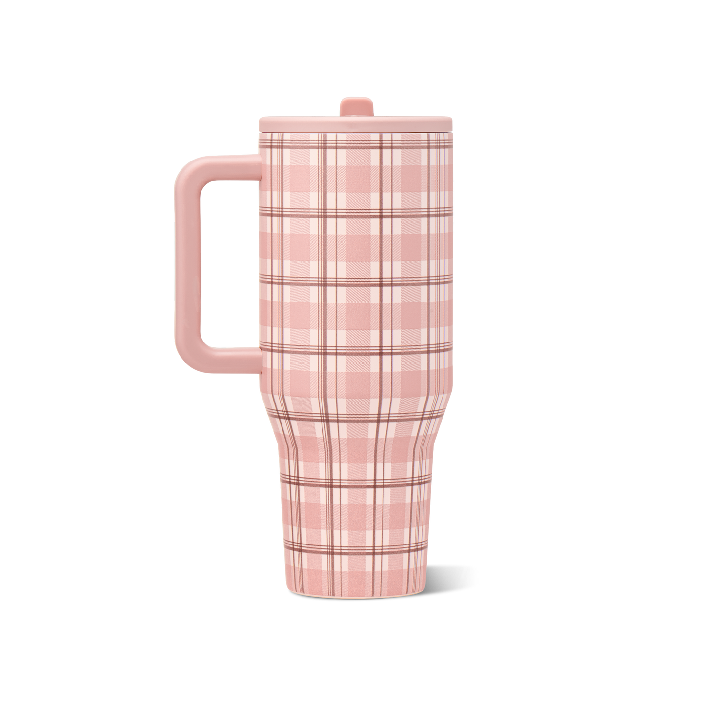 HydroJug - Pillow Talk Plaid  40 oz Traveler Tumbler