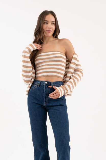 Anita Stripe Tube Top