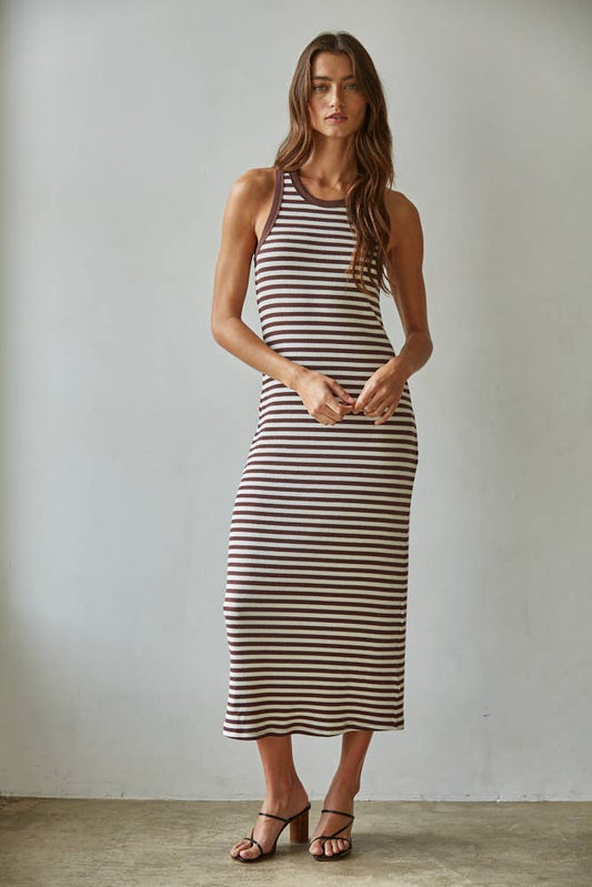 Cher Striped Tank Dress